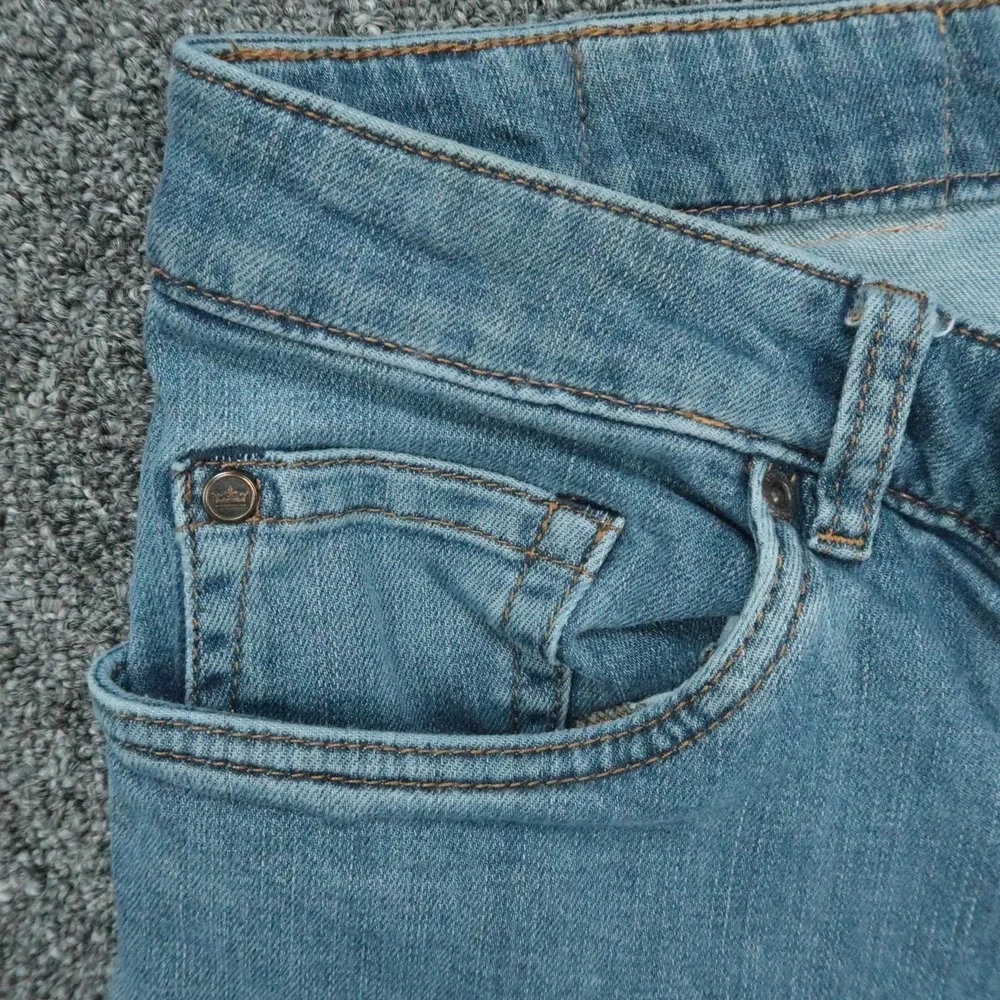 Peter Millar Jeans Mens 34x28 Blue Straight 5 Pocket Pilot Mill *